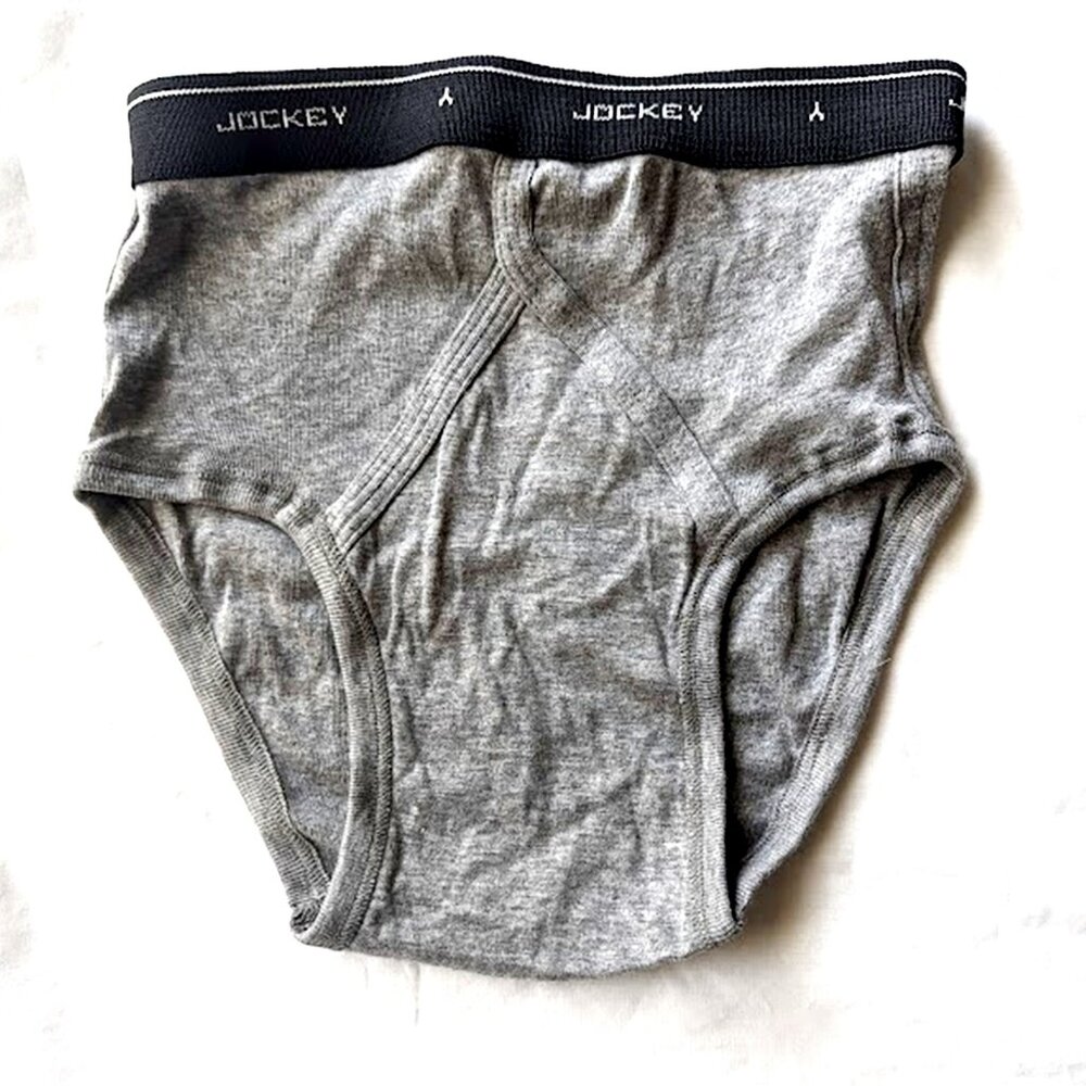 Jockey Mens Underwear Briefs Broken Box Waist 24 New Without Tag